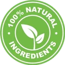 Natural ingredients leaf roundel