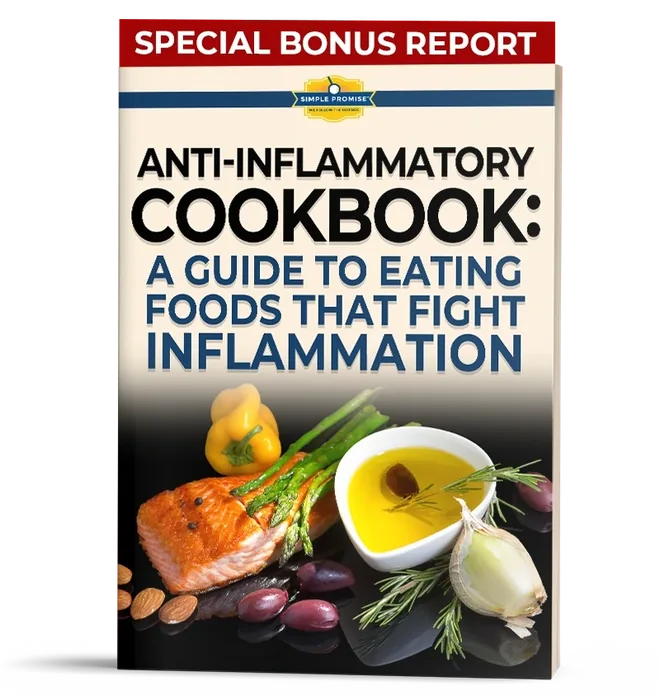 Cover art for an anti-inflammatory cookbook