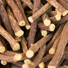 Licorice root extract, one of the eleven botanicals named on the BellyFlush label