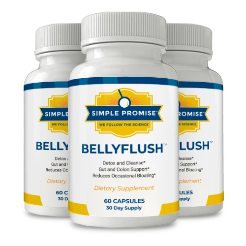 BellyFlush 3-bottle pack, 90-day supply